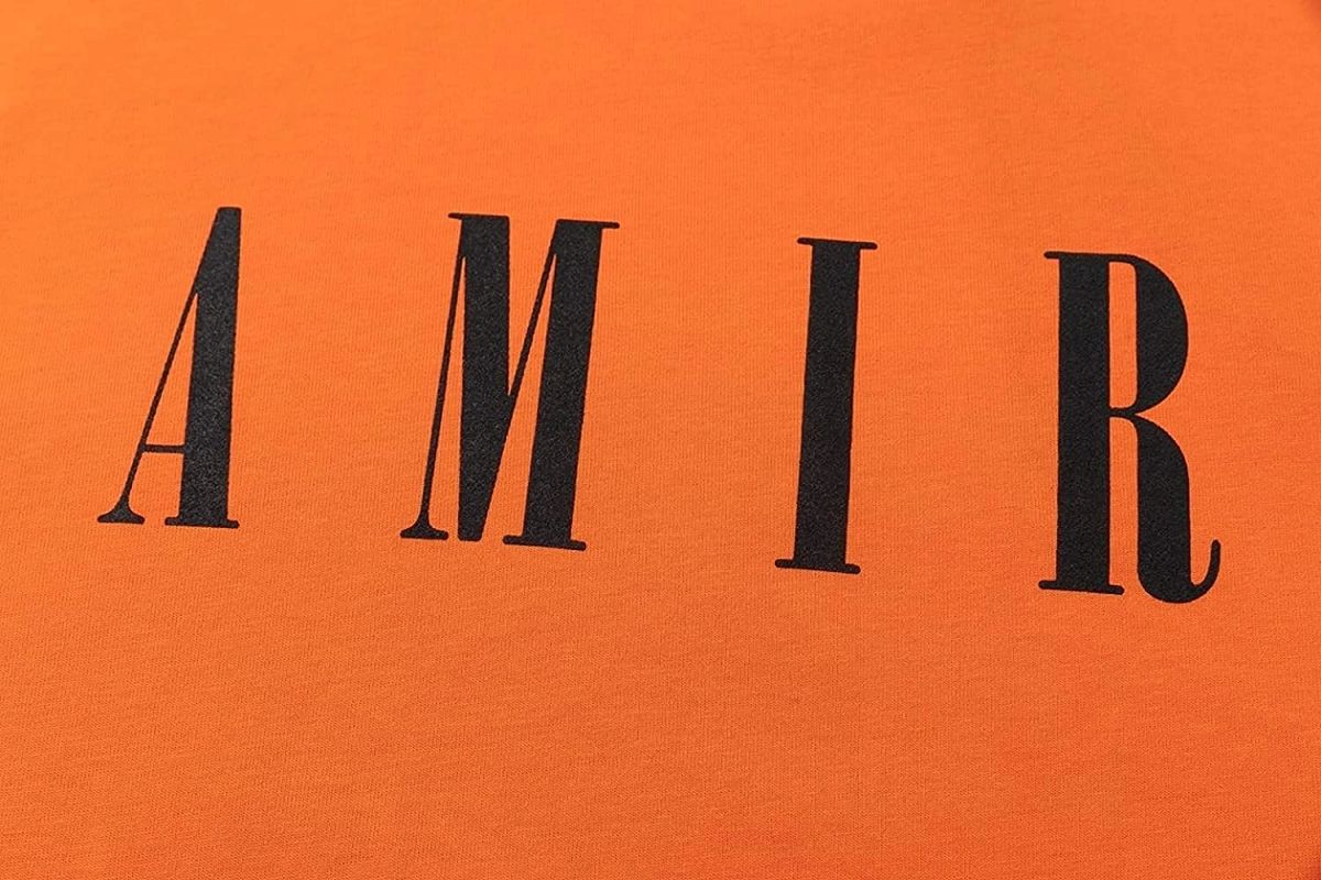 Amiri T-shirt in Orange for Men
