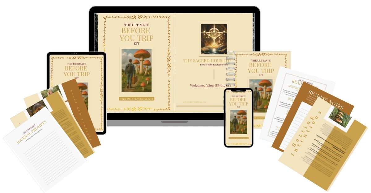 Digital and printed materials for 'The Ultimate Before You Trip Kit' by Dr. Stephanie Albani.