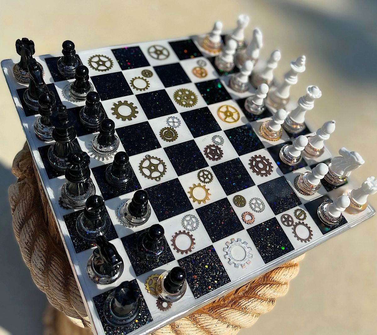 Resin Chess Board   Rs=w 1200,h 1200