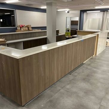 Reception desk for Houston community College