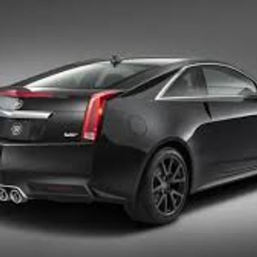 Cadillac CTS V Black Sports car