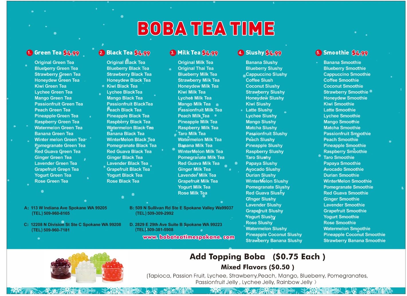 Order POKI POKI & BOBA TEA - Perris, CA Menu Delivery [Menu