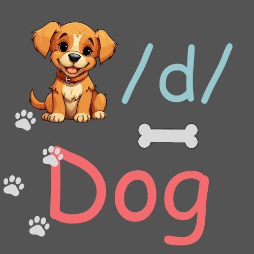 Dog letter sound d