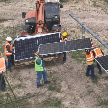 Construcción de parque solar