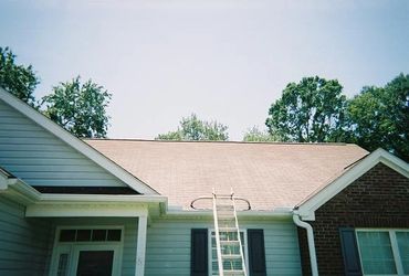 Front view of the after houseCleaning 