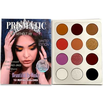 Best eyeshadow travel size 12 colors on sale high quality makeup shimmery shadows Prismatic