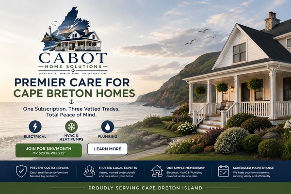 Cape Breton home care services offering electrical, HVAC, and plumbing.