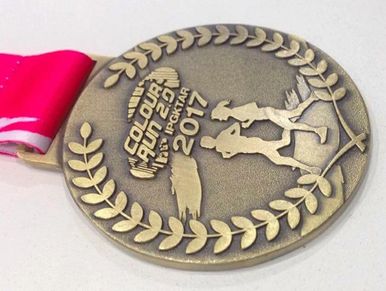 Custom running medals