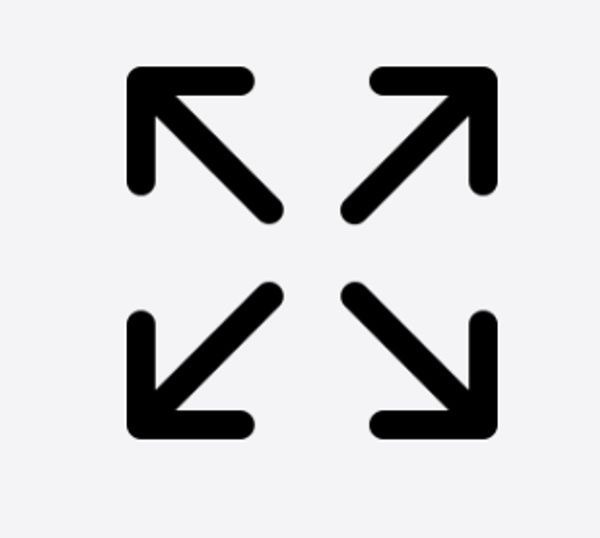 Four black arrows pointing diagonally outward on a light background.