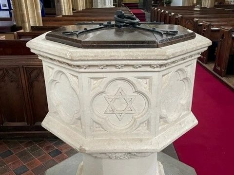 Font West Monkton Church