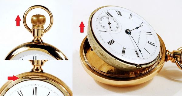 Pocket Watch Parts Labelled: The Anatomy of a Pocket Watch Movement