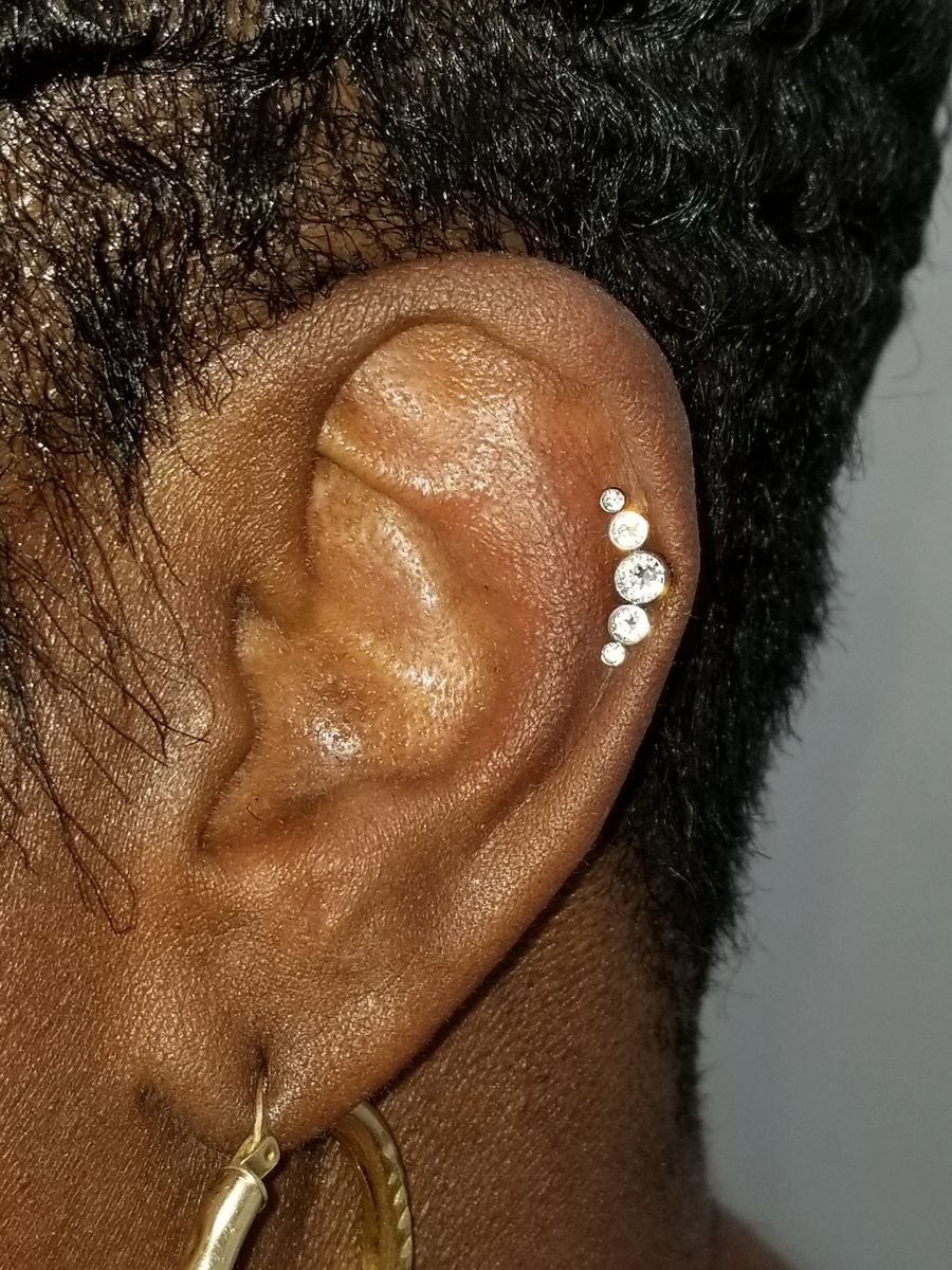 Helix Ear Piercing(cartilage top of ear)