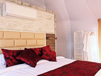 Domes or bubbles at the Seven Wonders Luxury CAmp close to Petra