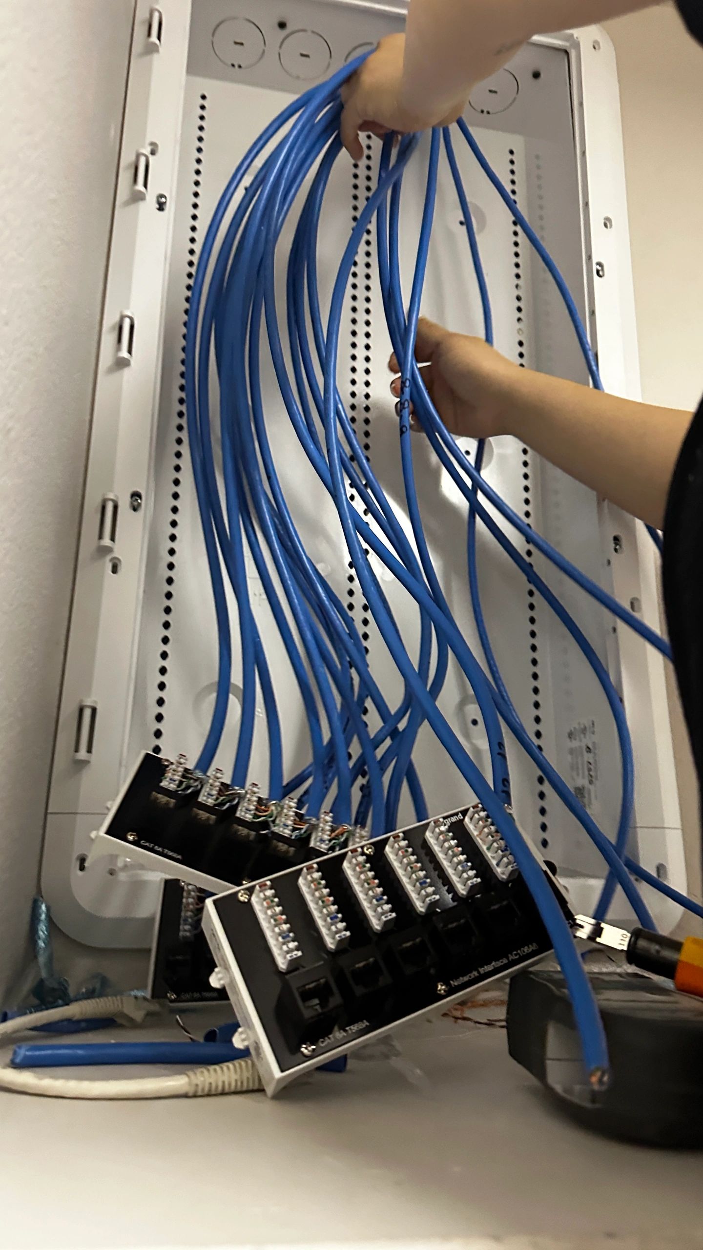Full-Home Cat 6A Shielded Cabling Installation in Cross Roads, TX