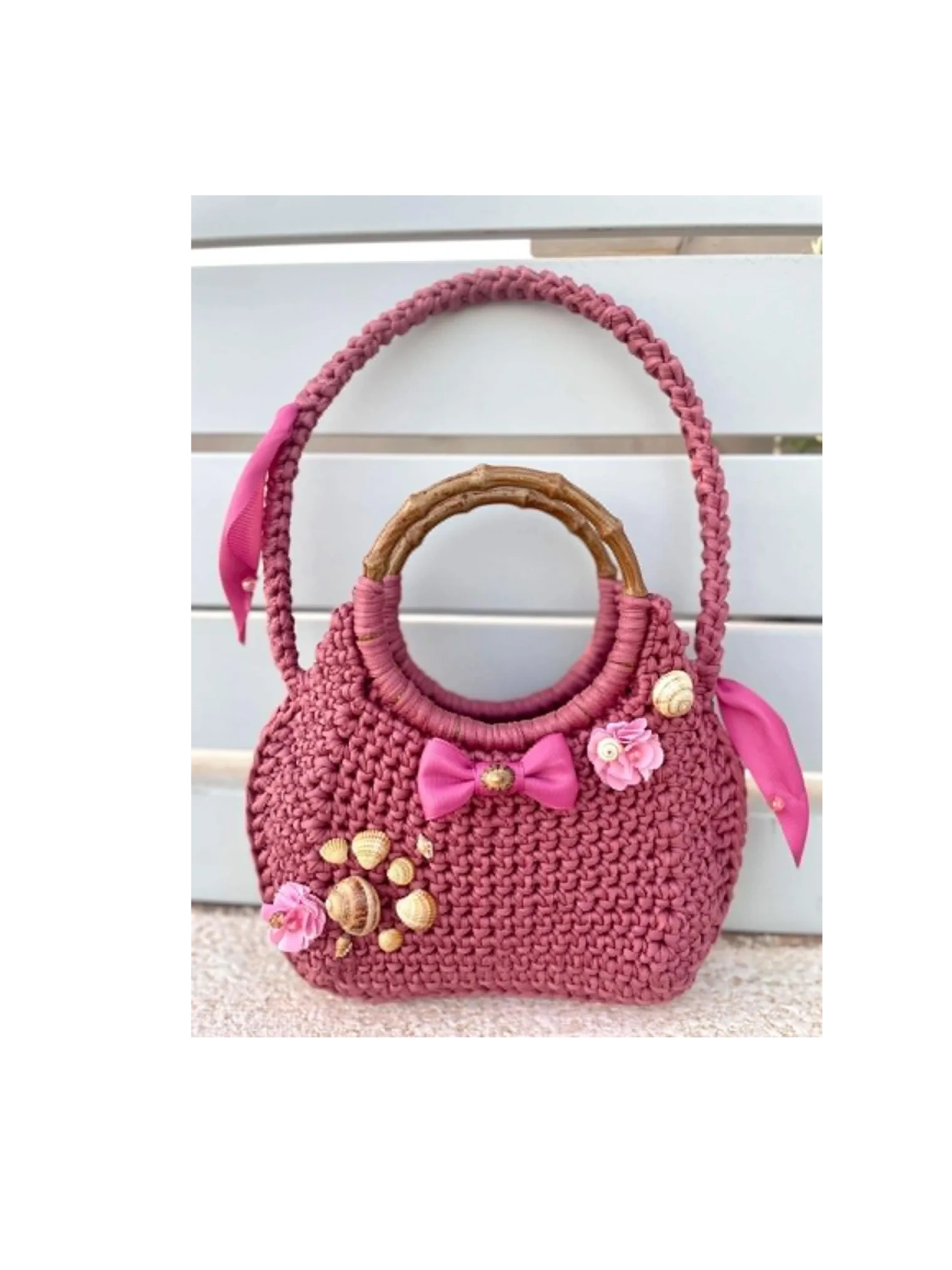 Pink Surprise Crochet Bag