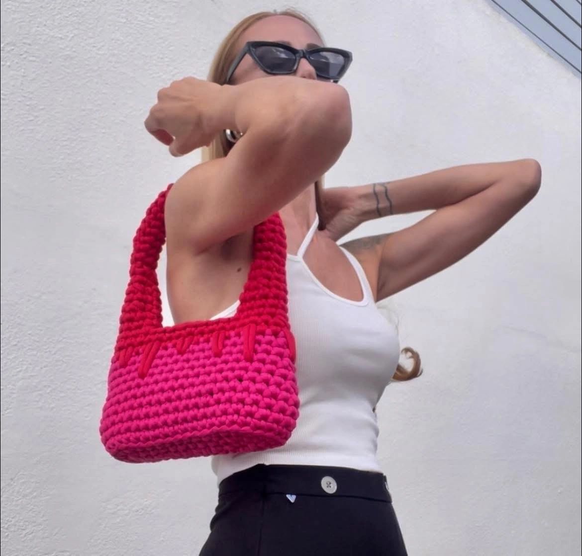Strawberry Fields Crochet Bag