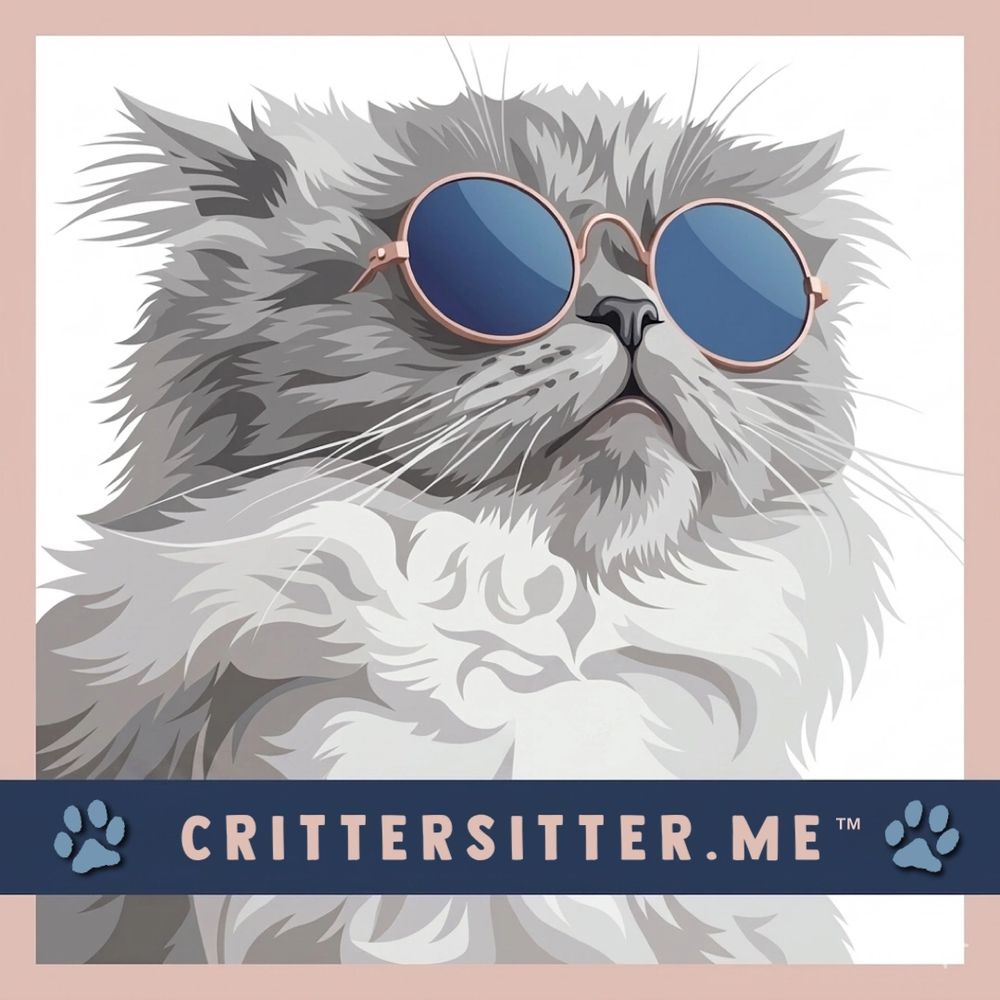 Cool cat wearing sunglasses representing CritterSitter.me