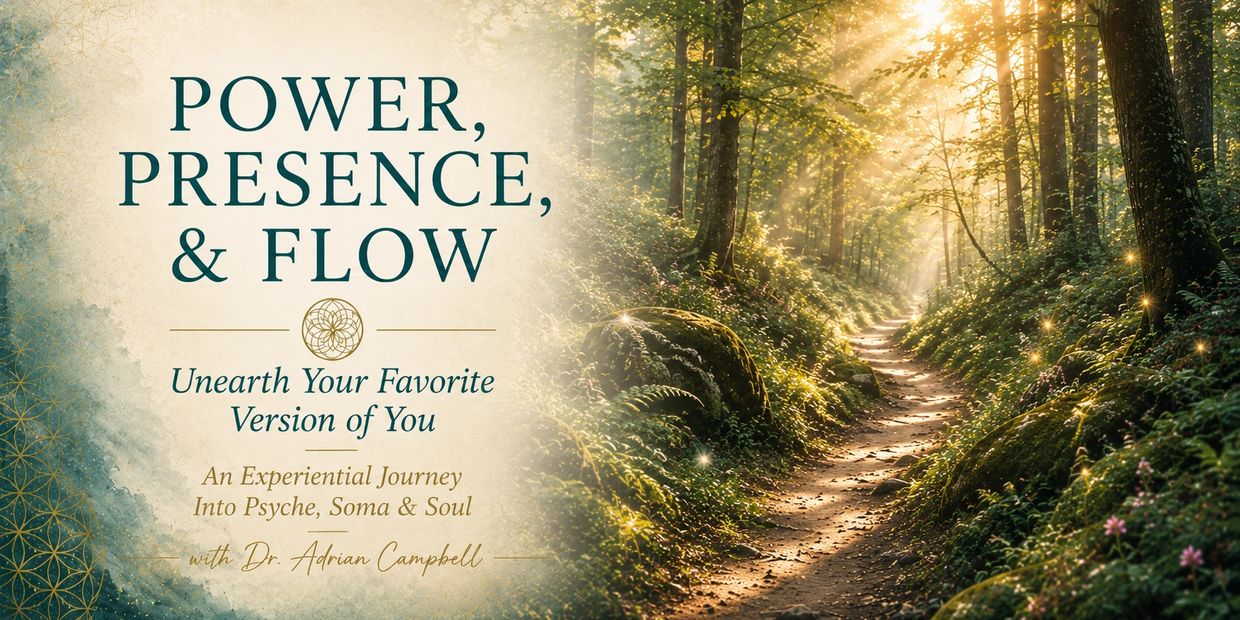Inspirational quote with a forest pathway and sunlight.