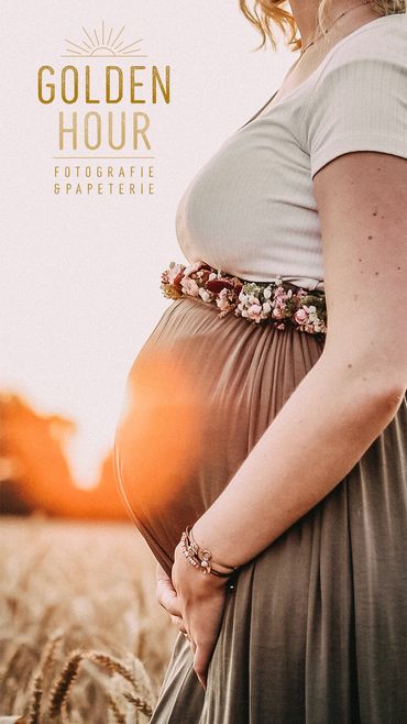 Schwangerschaft Fotografie Babybauch Sunset Alina Schwertner Sonnenuntergang Babybumb Shooting