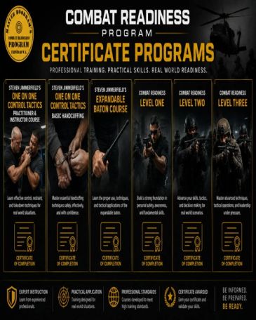 Combat Readiness certificate programs for practical skills and real-world readiness.
