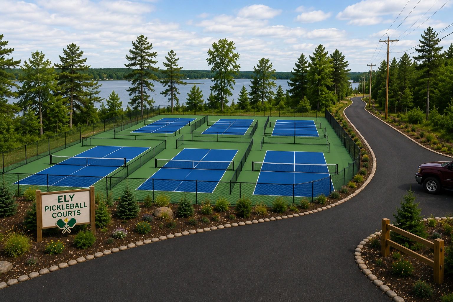 AI generated picture of future courts