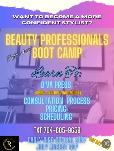 beauty professionals hair camp