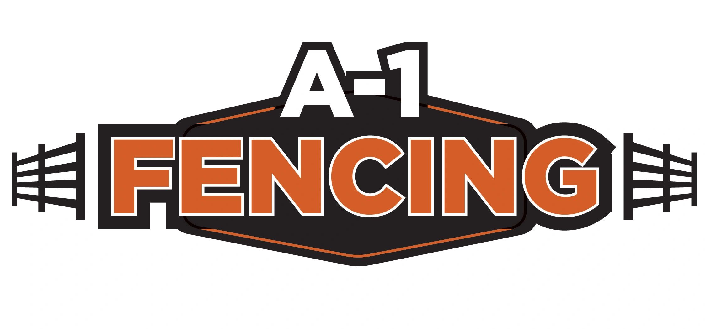 A fence built by A-1 Fencing