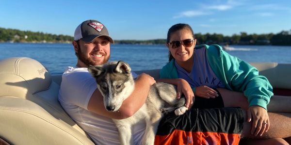 Noah, Allison and Togo