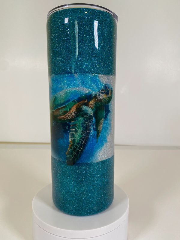 Custom made resin epoxy Tumbler, Crackle, Dream Catcher, Coffee Mug, Travel  Mug, Glitter Tumbler