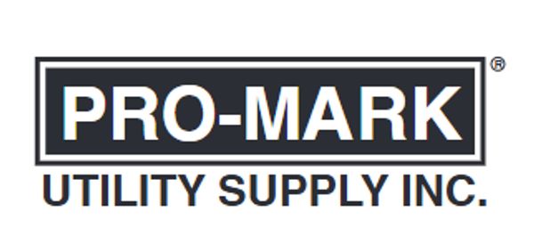 Logo of PRO-MARK Utility Supply Inc. in black and white.
