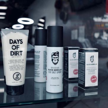 Sea Salt Spray, Hair Powder, Hair Cream, All Hair Styling Products. 