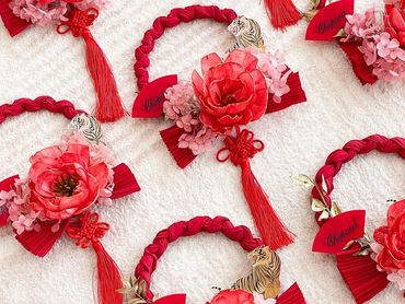 Corporate Gifting | Custom Luxury CNY Flower Wreath, Chopard.
2022.