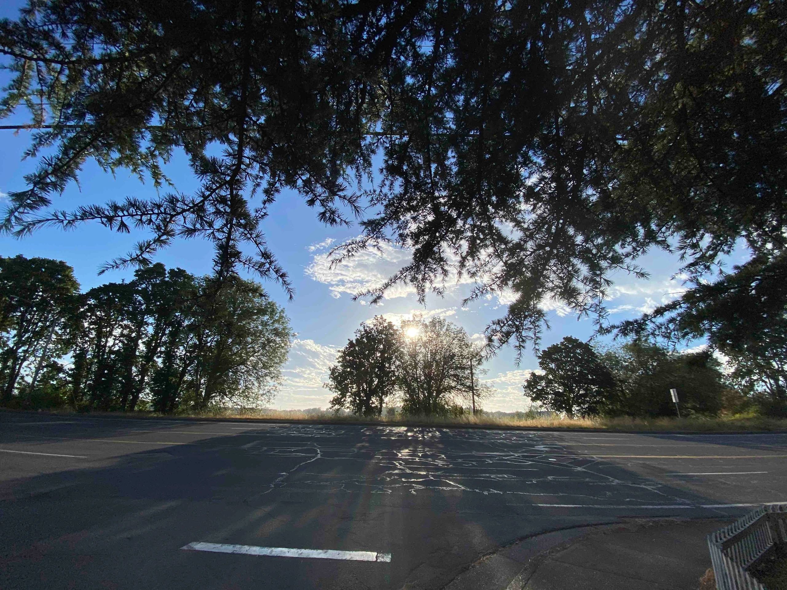 Sunrise over HWY 99, Albany. All rights reserved. :-)