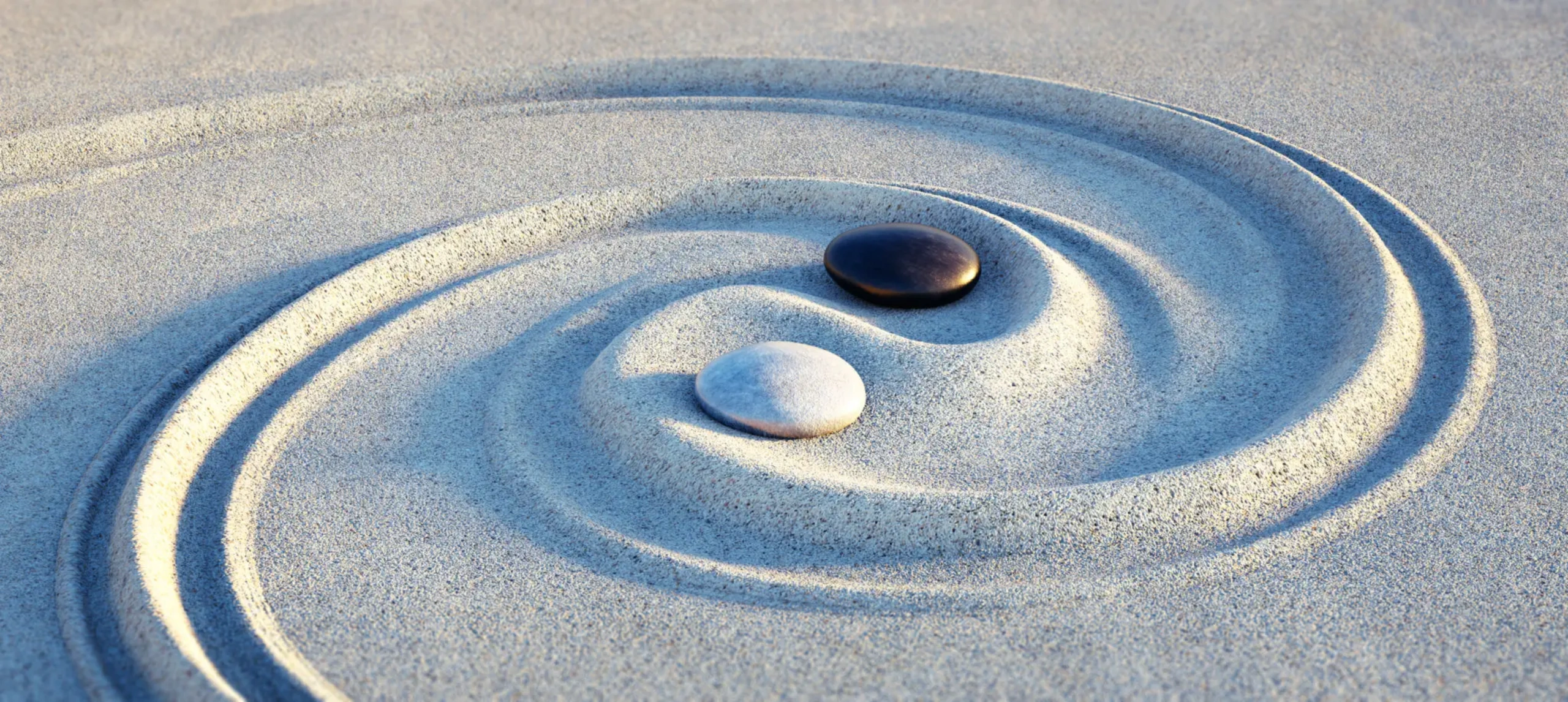 Pebbles in the sand