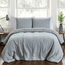 Pem America Jersey 2 Piece Comforter Set Twin/Twin XL - Grey