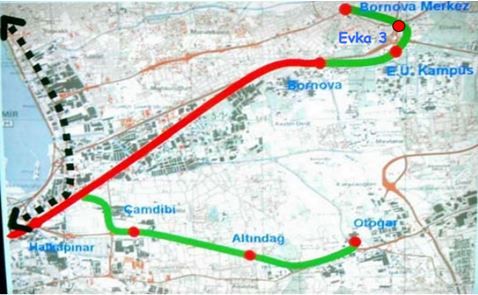 Метро в измире карта проезд