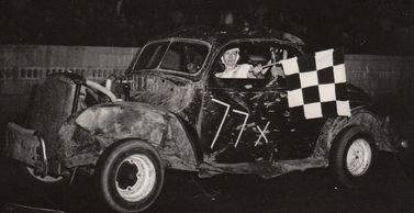 Sam Krout in victory lane