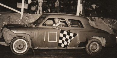 #10 Studebaker in victory lane