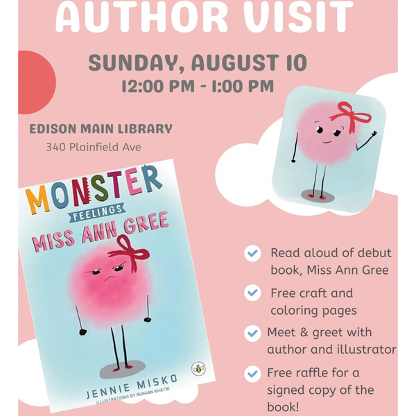 Author Visit Children's books about helping kids handle big feelings and emotions Monster feelings