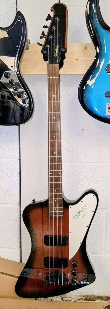 Epiphone Tunderbird in very good condition has some lacquer cracks on back