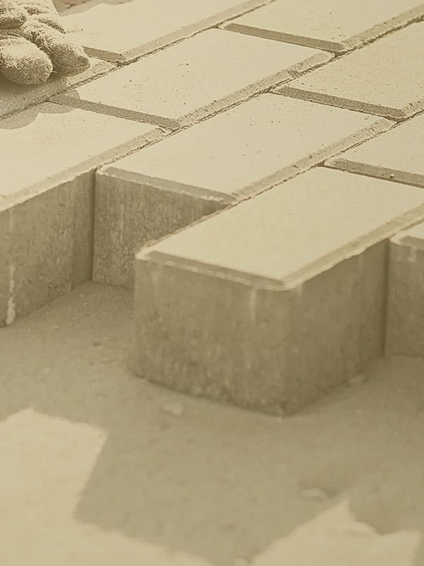 Concrete bricks that we intend to replace with similar size pre-cast hempcrete blocks & bricks. 