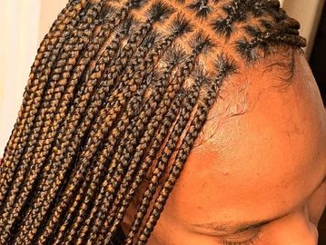 Small not lose braids provide a fuller, more detail look with smaller parts and  individual braids.
