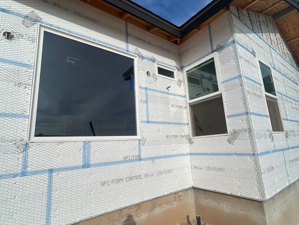 Lath foam stucco 