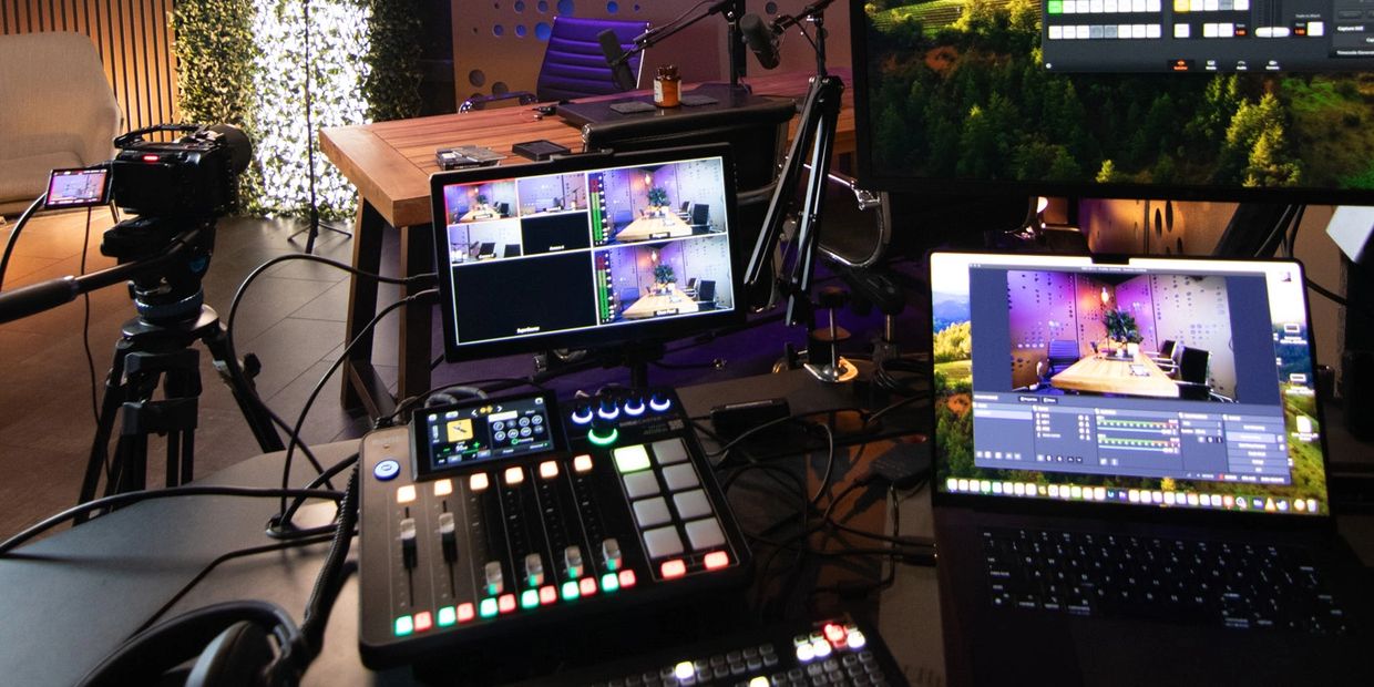 West Coast Creative Studio laptop and other recording devices 