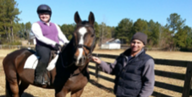 Nick Larkin, Wainui Farm. Training, instruction, lessons helping solve problems for horses & riders.