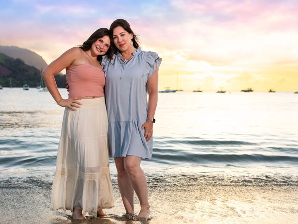 Gentle glamour photo touchup - Sunsets at the Beach
