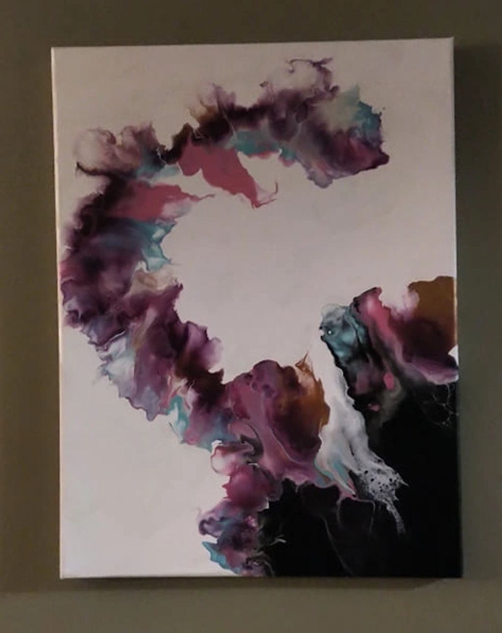 Floral Curl
12"x16" Acrylic on Wrapped Canvas
$50 CAD