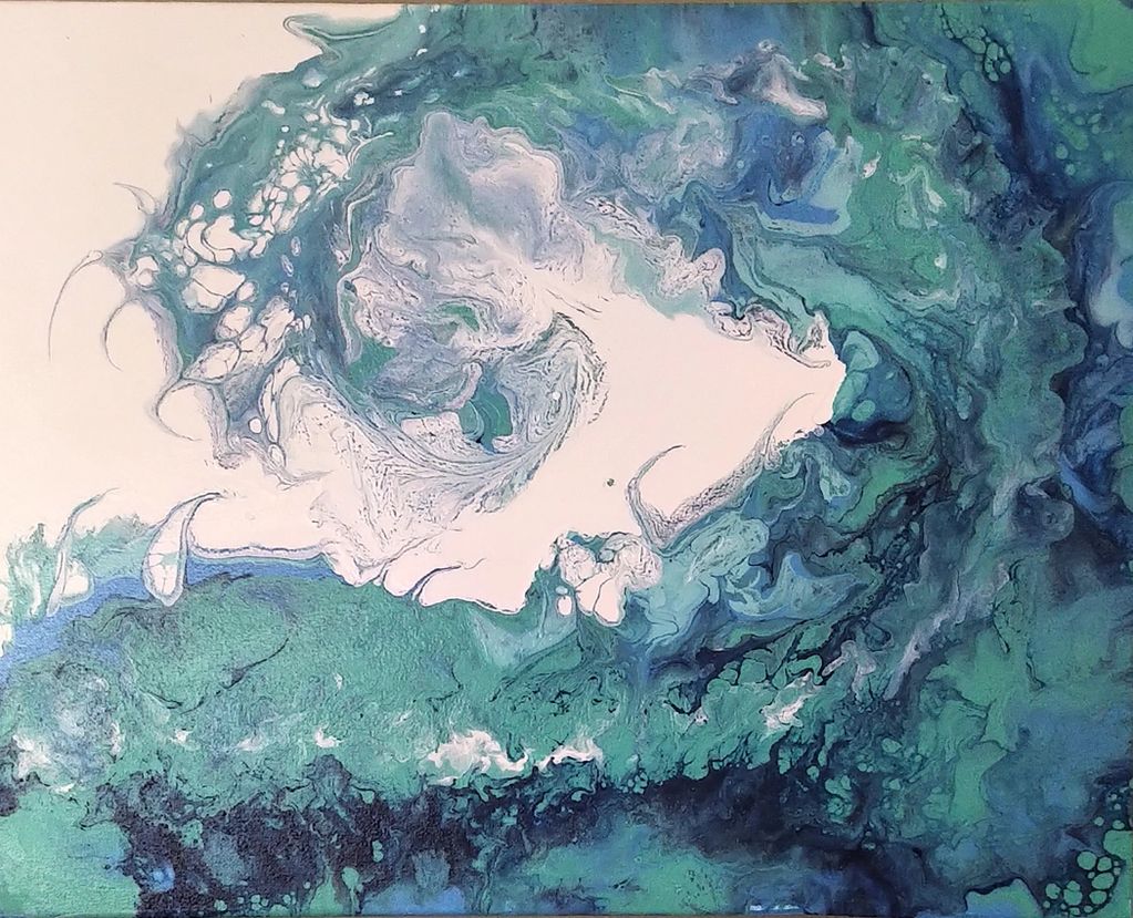 Breaking Wave
28"x16" Acrylic on Wrapped Canvas
