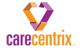CareCentrix logo with purple and orange colors.