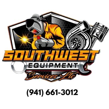 Logo for Southwest Equipment Services LLC with welding and mechanical parts.